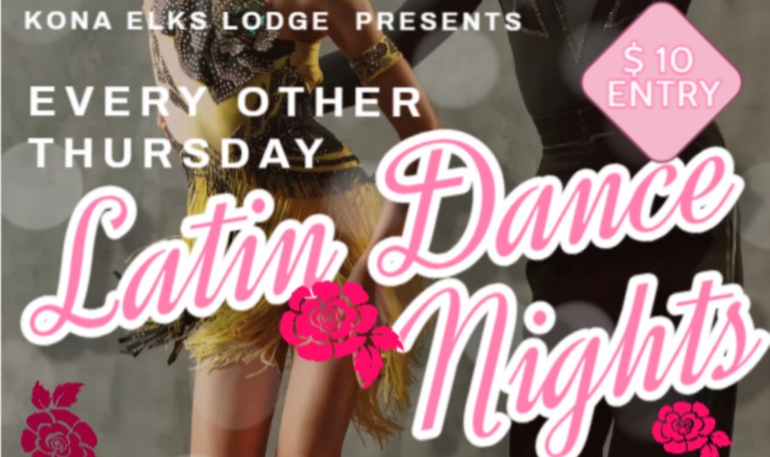 Latin Night at Kona Elks Lodge 