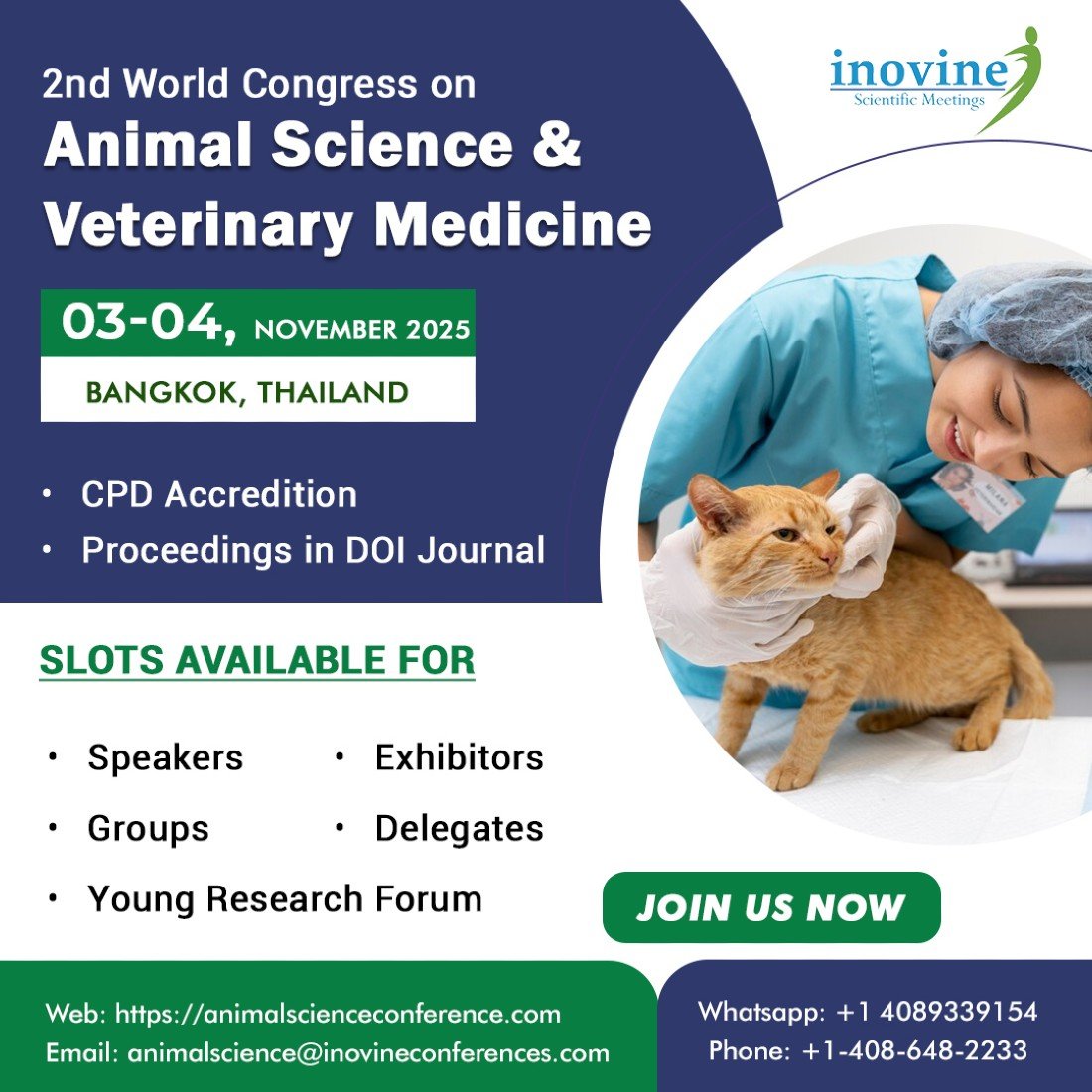 2nd World Congress on Animal Science and Veterinary Medicine 2025