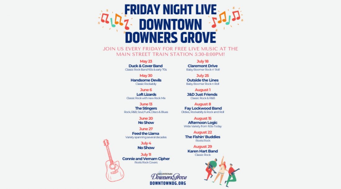 Friday Night Live Downtown Downers Grove