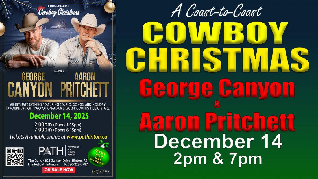 Cowboy Christmas starring GEORGE CANYON & AARON PRITCHETT