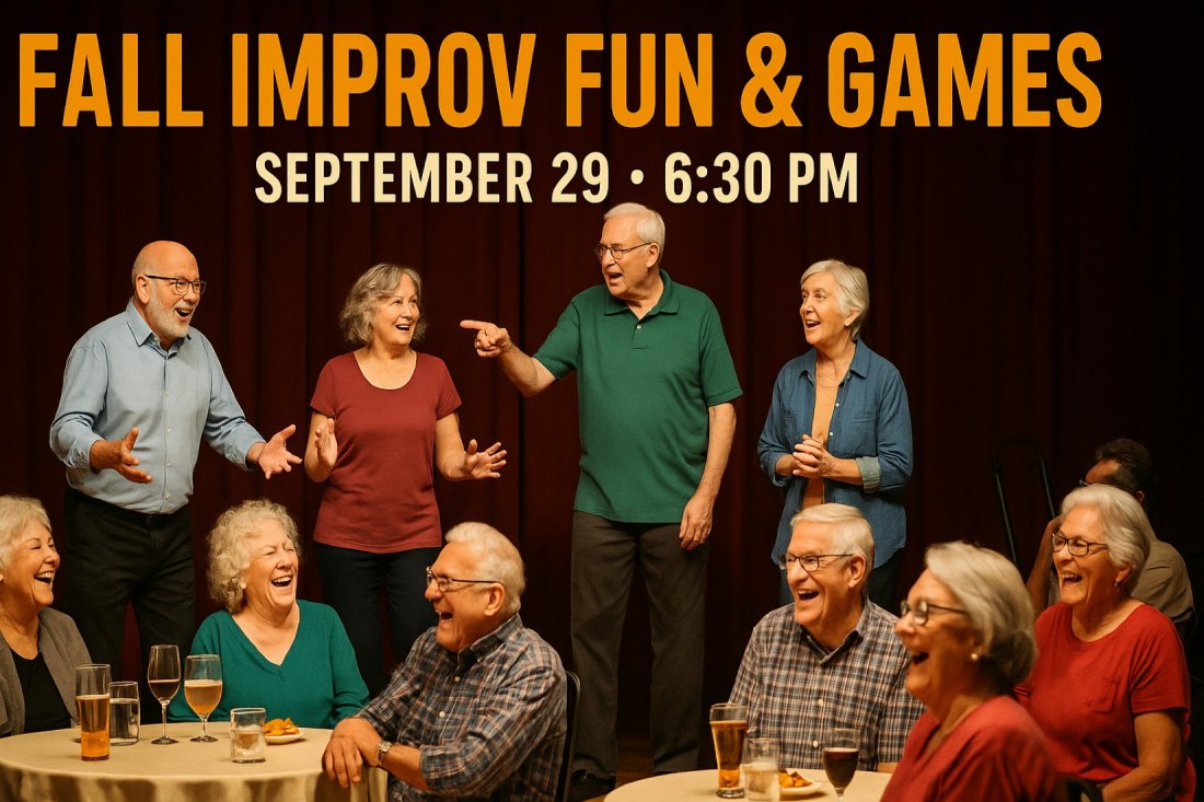 Fall Improv - Fun & Games - One Show on Monday September 29 at 6:30 PM