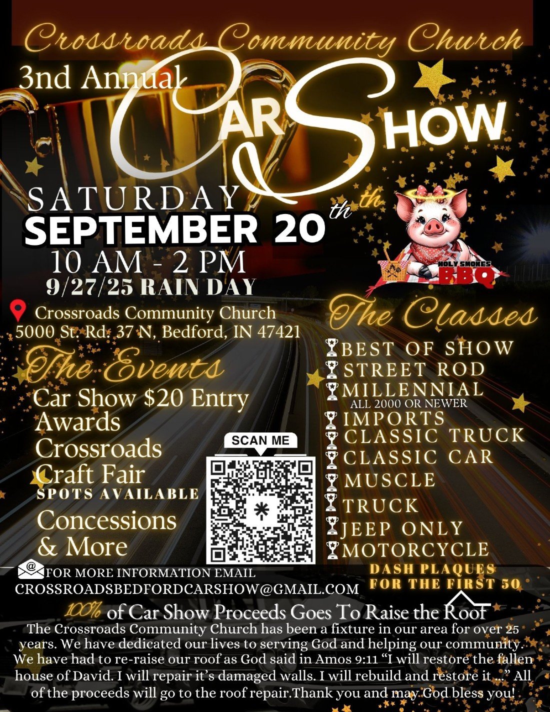 Crossroads Bedford Car Show