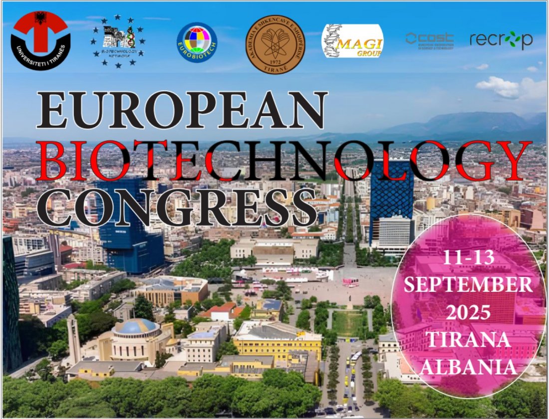 European Biotechnology Congress 2025 | 11\u201313 September, Tirana