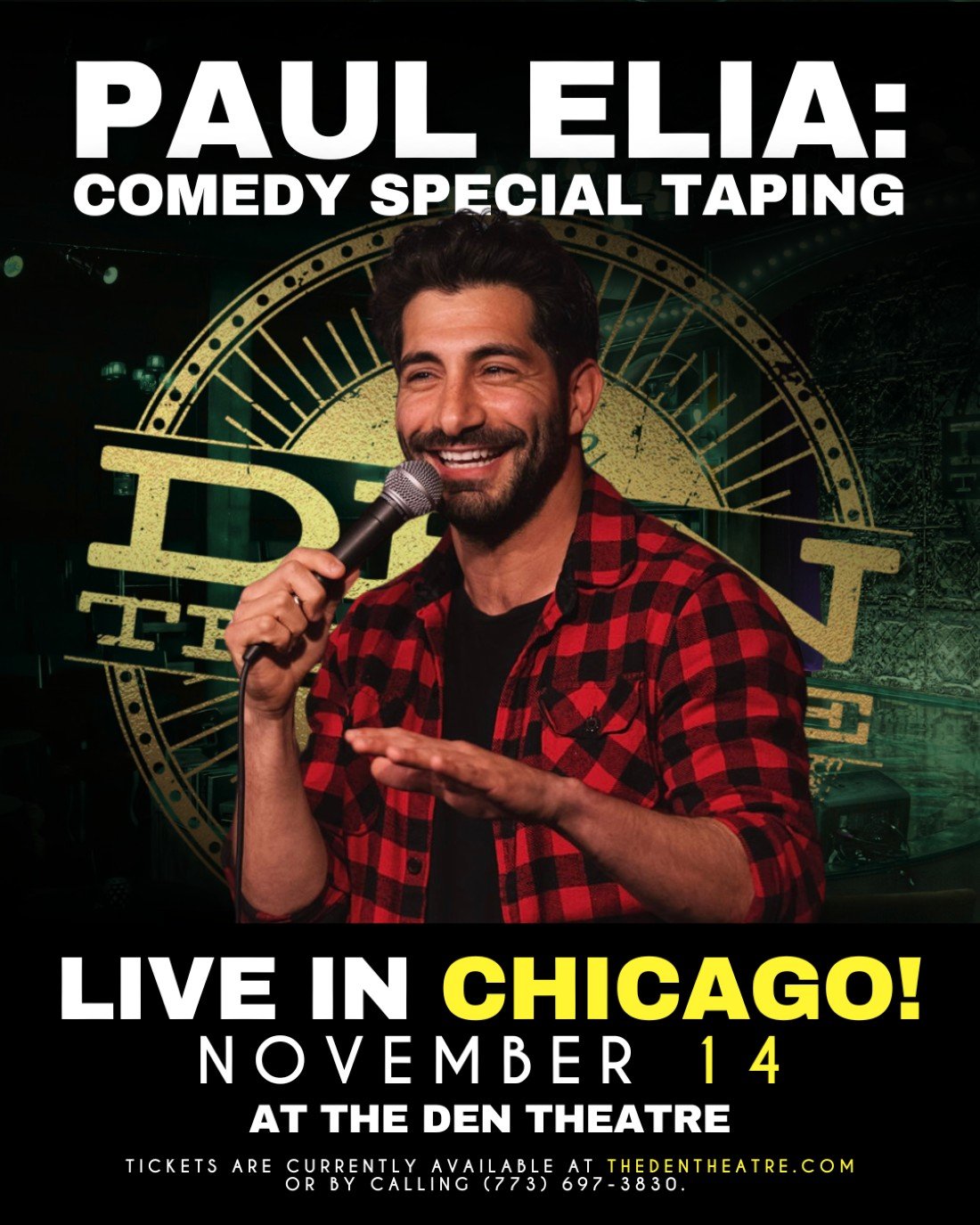 PAUL ELIA: COMEDY SPECIAL TAPING