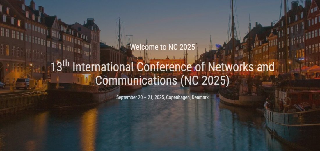 13th International Conference of Networks and Communications (NC 2025)