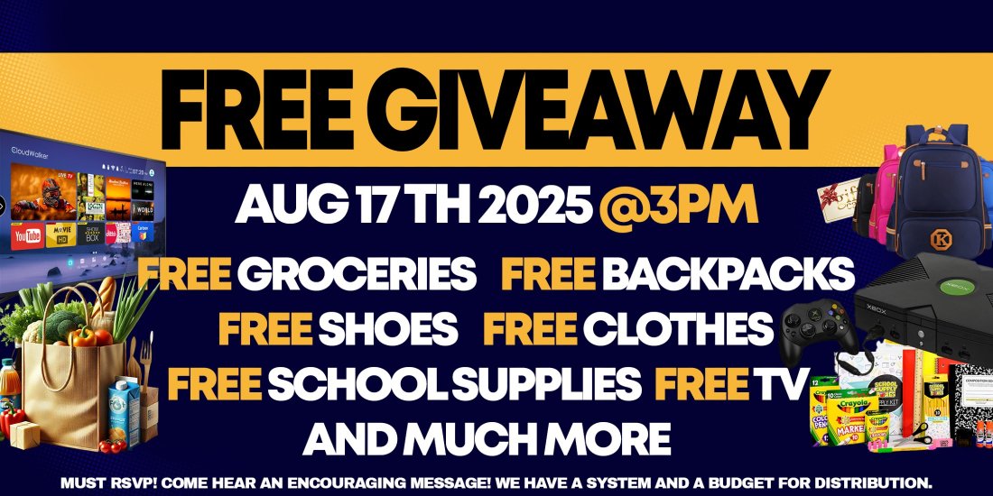 FREE GIVEAWAYS (COMMUNITY OUTREACH)