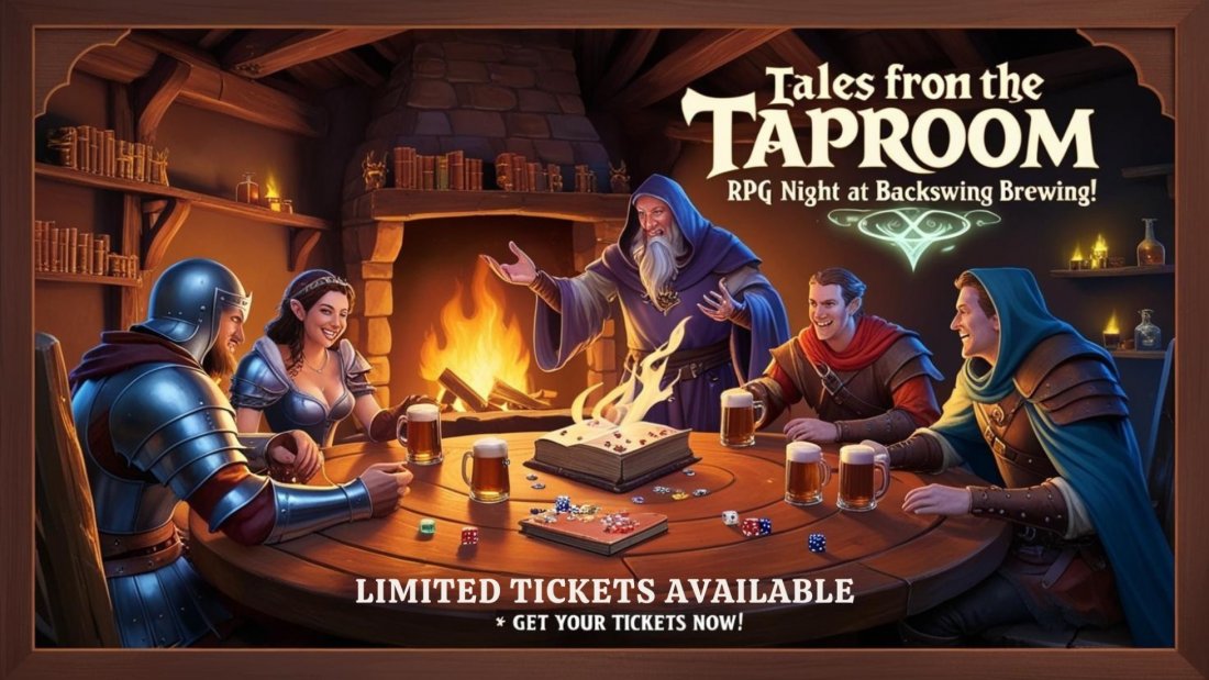 Tales from the Taproom \u2013 RPG Night at Backswing Brewing