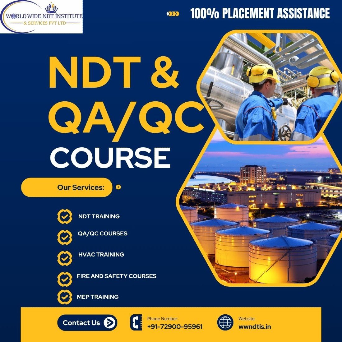 NDT Level II Certification Course \u2013 100% Placement Support