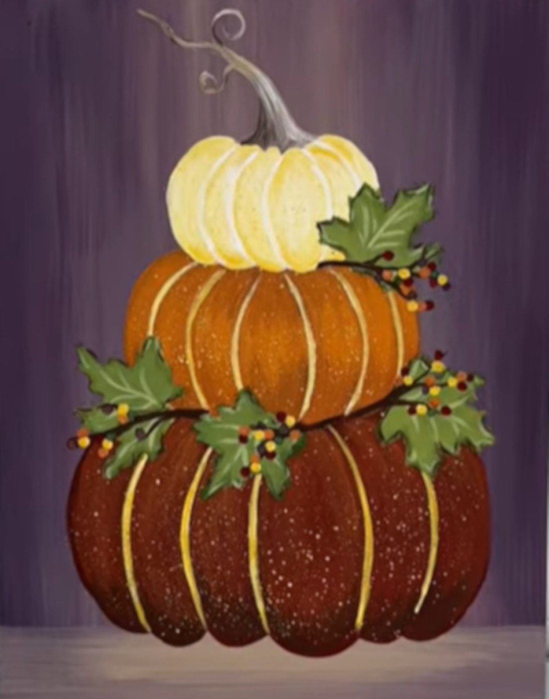 Fall Pumpkins (September) Sip & Paint