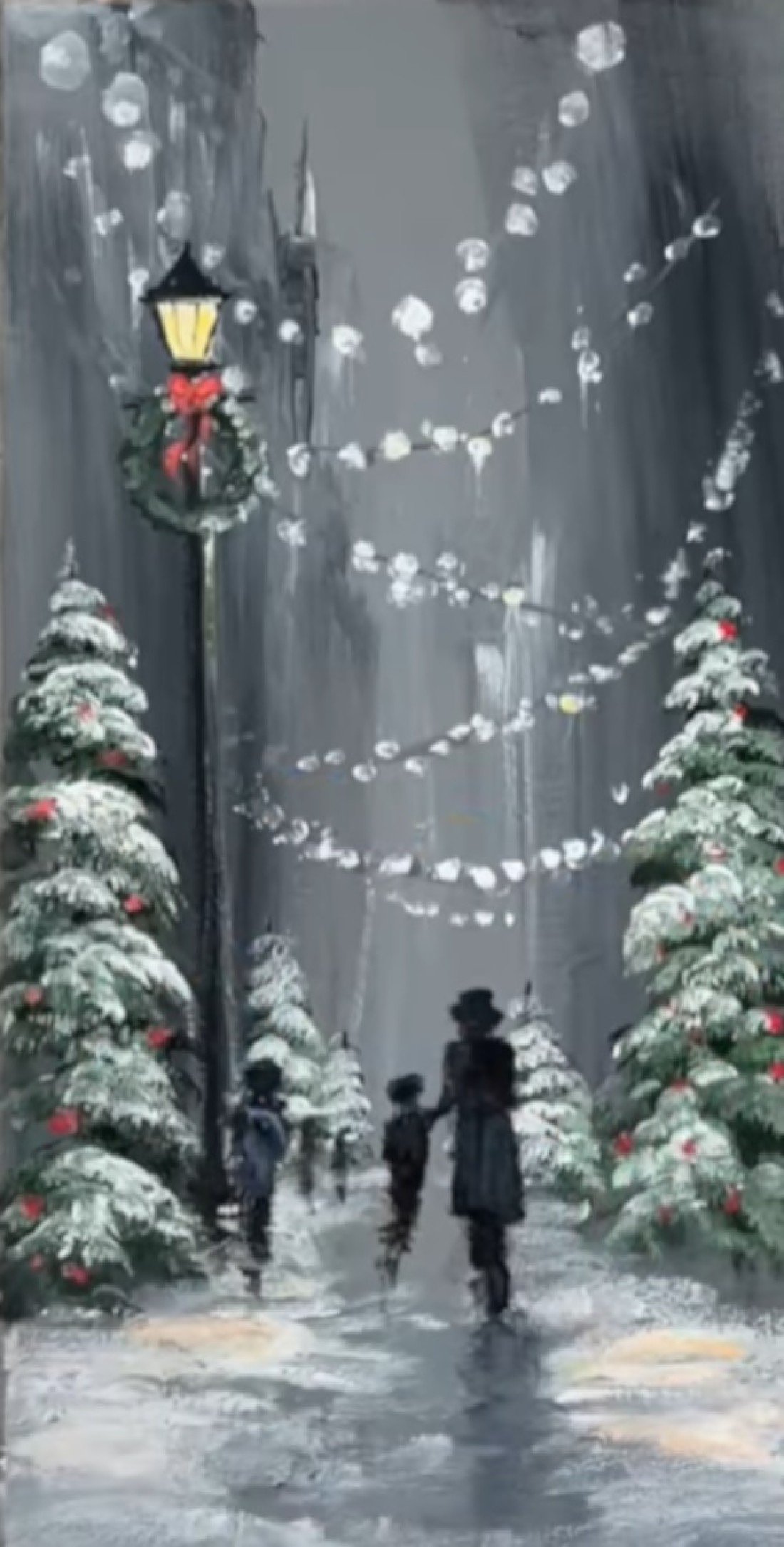 Winter Walk (November) Sip & Paint by Canvas Colours
