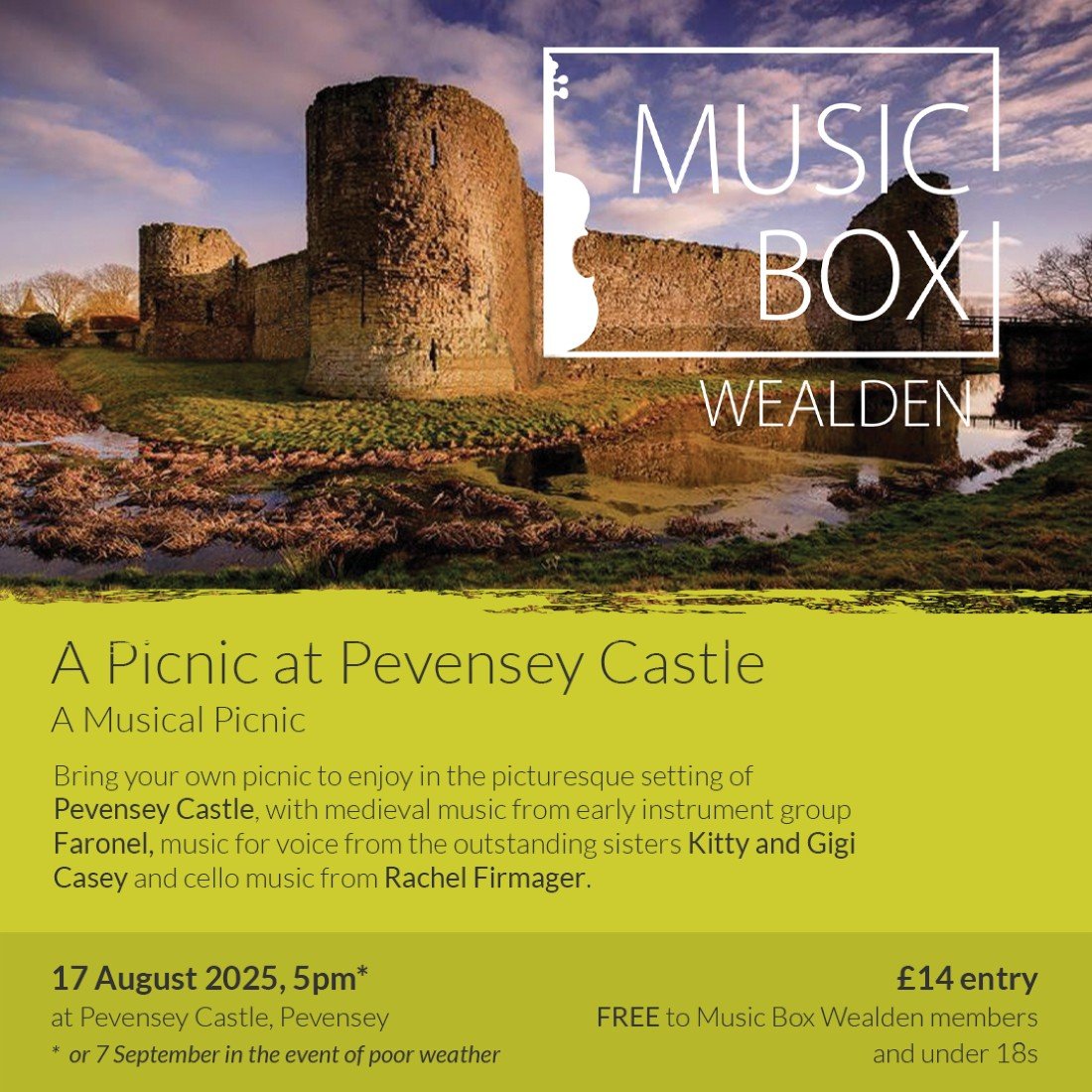 Picnic at Pevensey - Triple concert