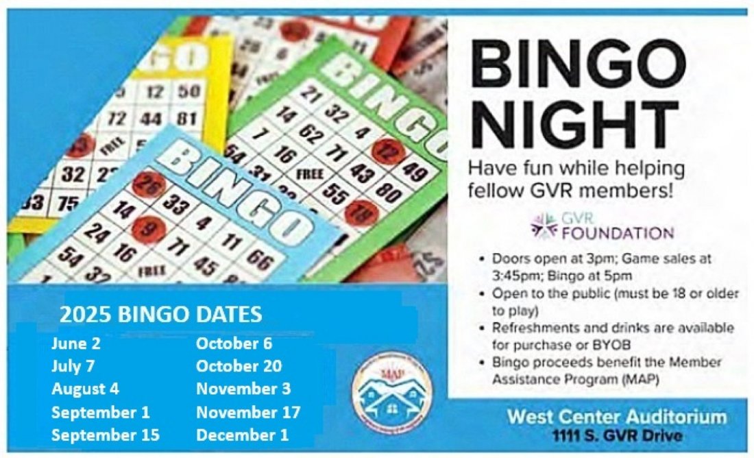 BINGO IN GREEN VALLEY