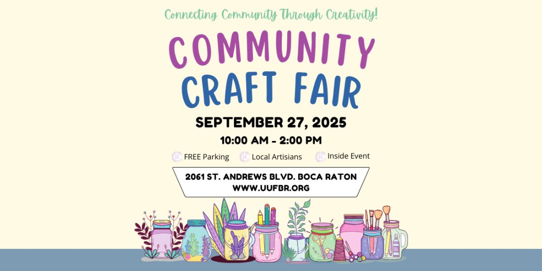 2nd Annual Craft Fair - Connecting Community Through Creativity
