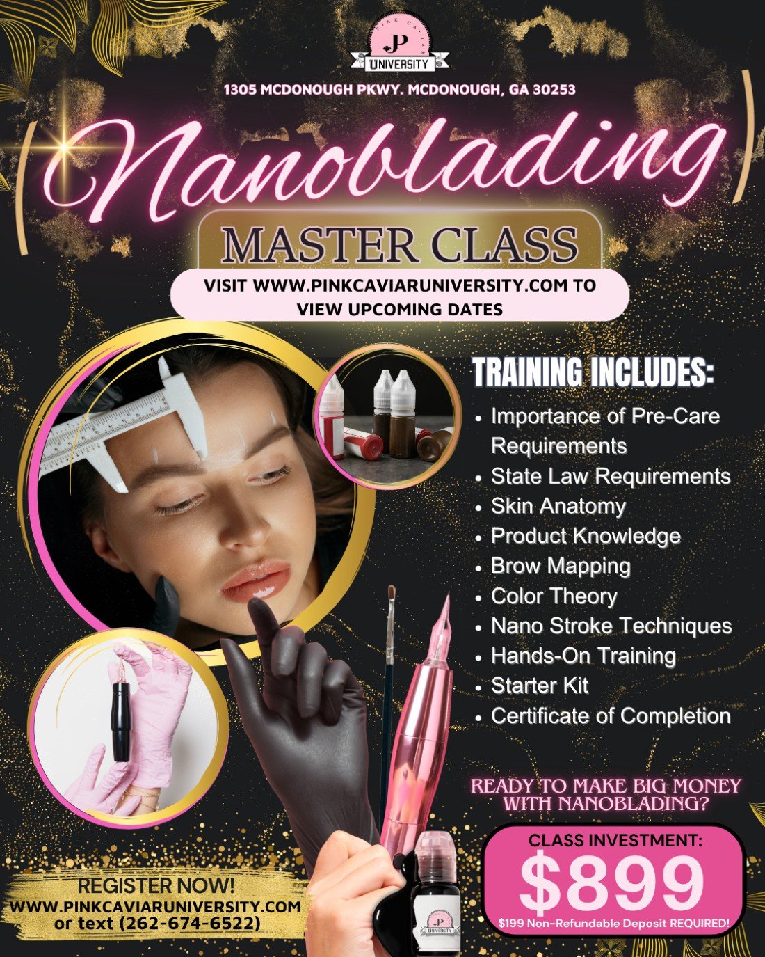 Nanoblading Class (PMU) $899