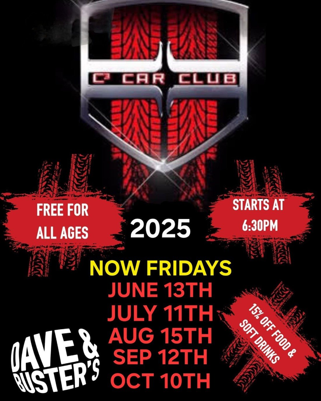 TGIF Car Meet with C3 Car Club Tucson & Dave & Buster\u2019s
