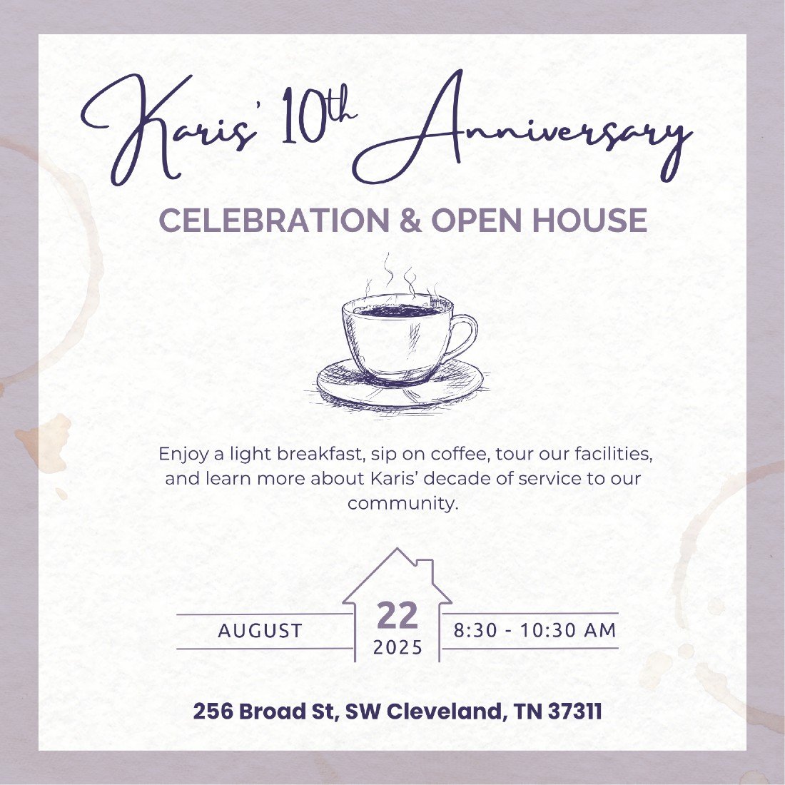 Karis\u2019 10th Anniversary Celebration & Open House