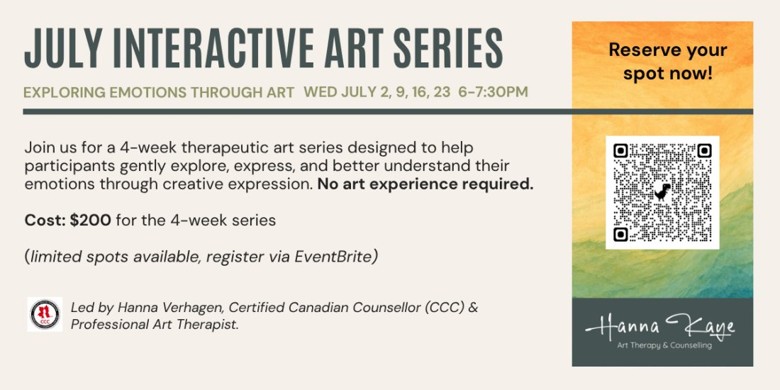 Exploring Emotions Through Art: 4-week Therapeutic Art Series