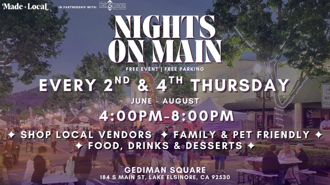 Nights on Main Lake Elsinore