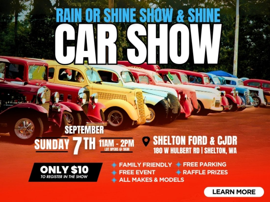 Rain or Shine Show & Shine Fundraising all car car show