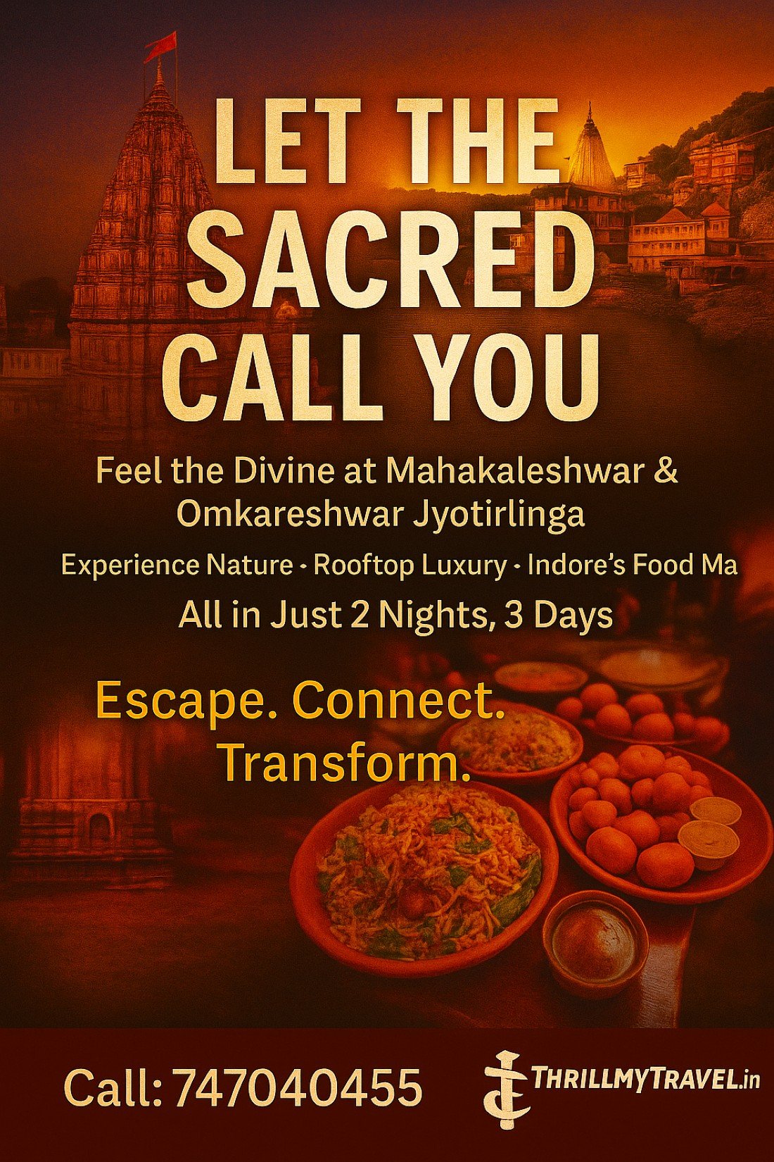 Soul Awakening Ujjain Omkareshwar Indore TMT Religious Trip