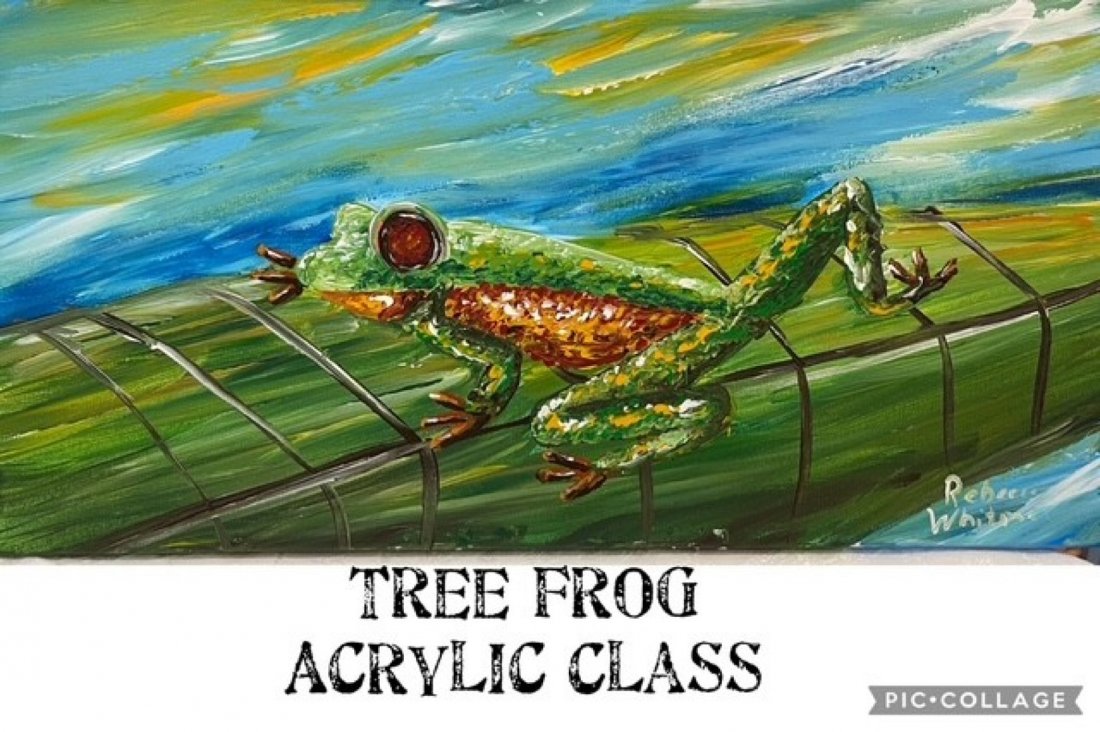 Back to the Basics Acrylic Painting: Beginner Level 1 - Tree Frog