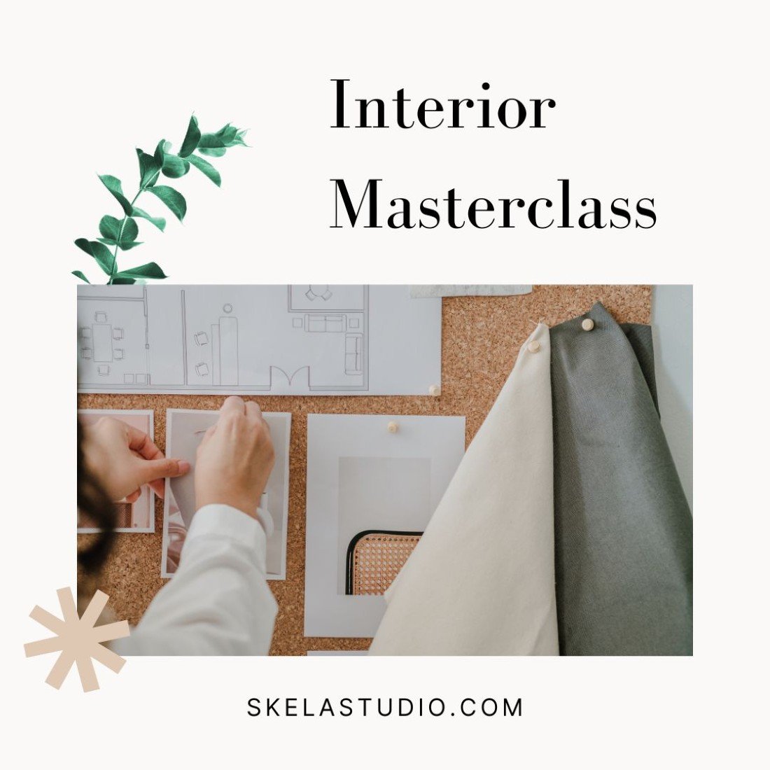 Interior design masterclass with lunch