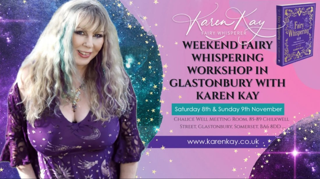 Weekend Fairy & Memaidology Workshop in Glastonbury with Karen Kay & Vilolet Skies