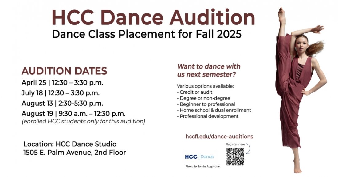 Hillsborough Community College Dance Program Auditions