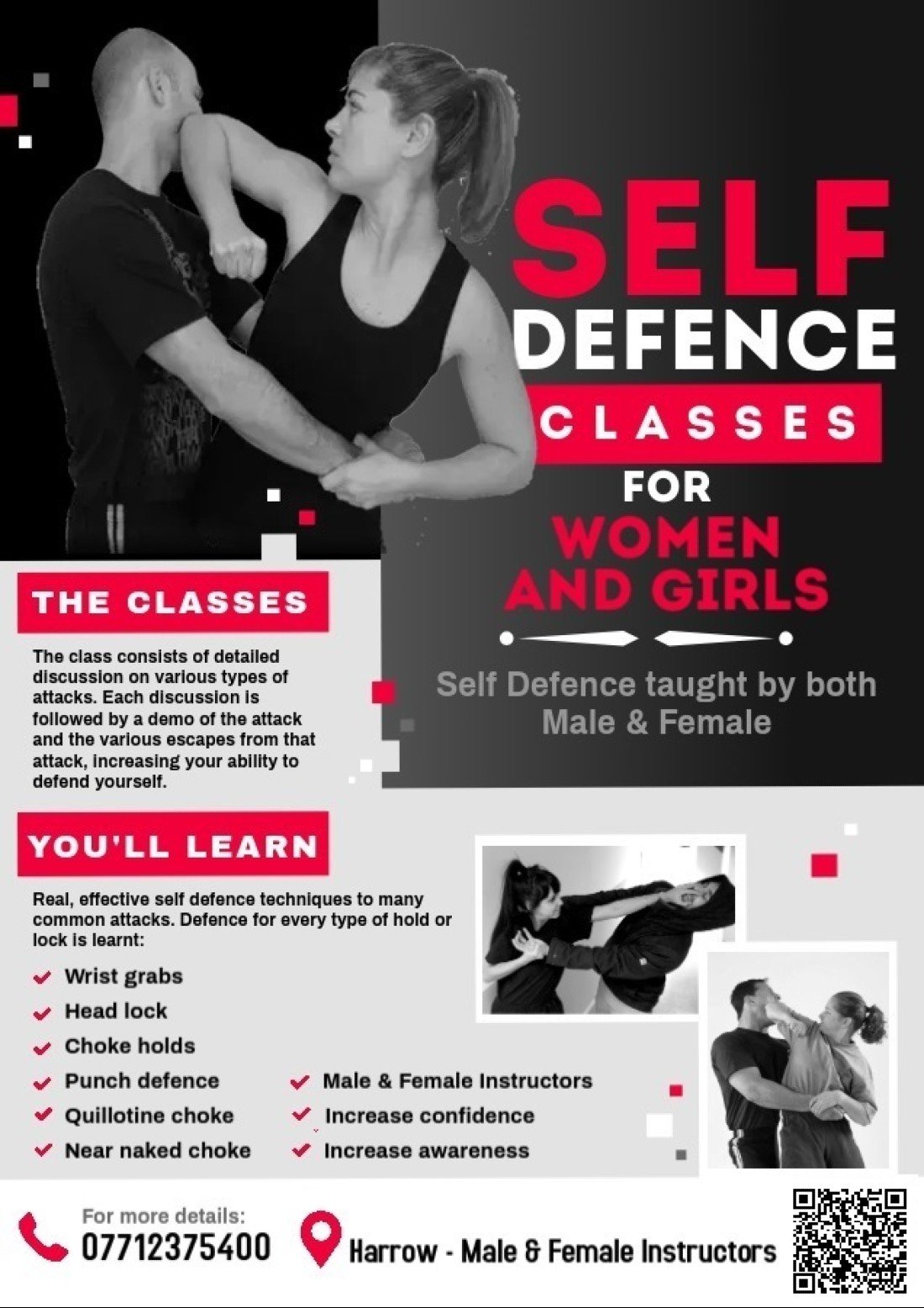 Women Only Weekly Self Defence Class (Thursday Nights)
