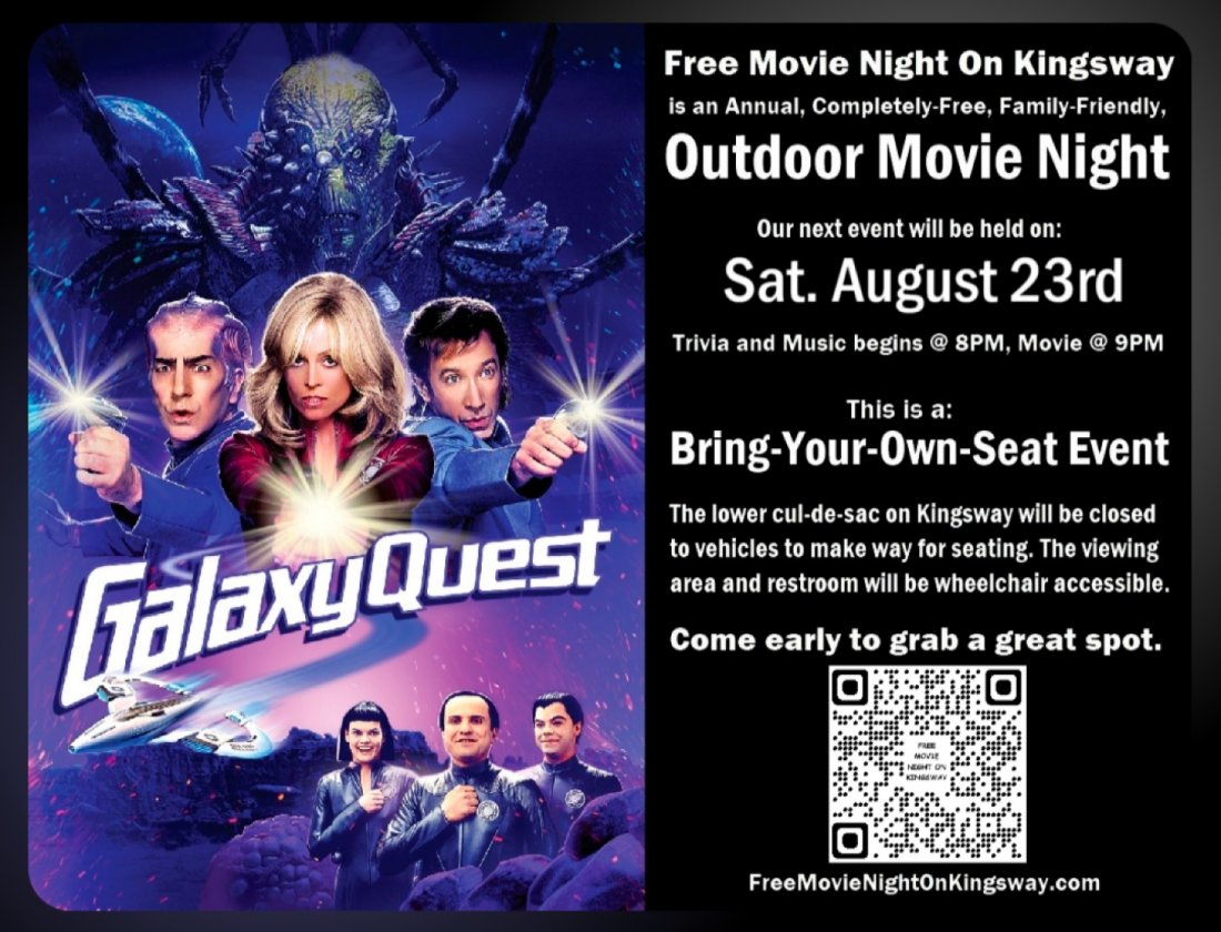 Free Movie Night On Kingsway 