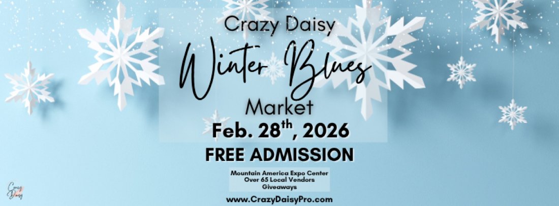 Crazy Daisy Winter Blues Market