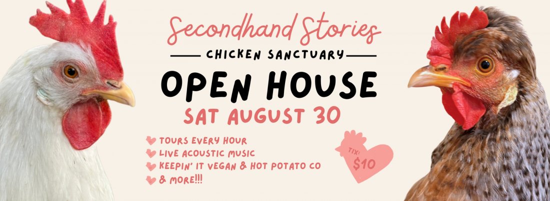 Secondhand Stories Chicken Sanctuary Open House