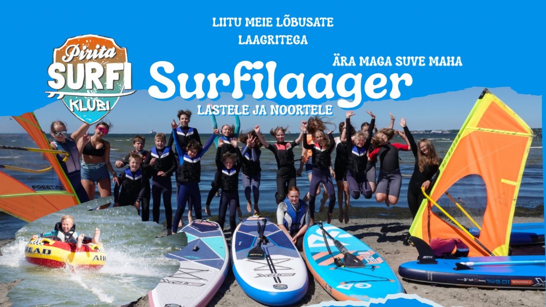 Laste Surfilaagrid Pirita Surfiklubis