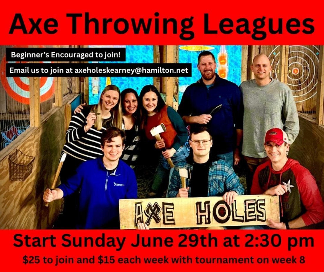 Summer Axe Throwing Leagues