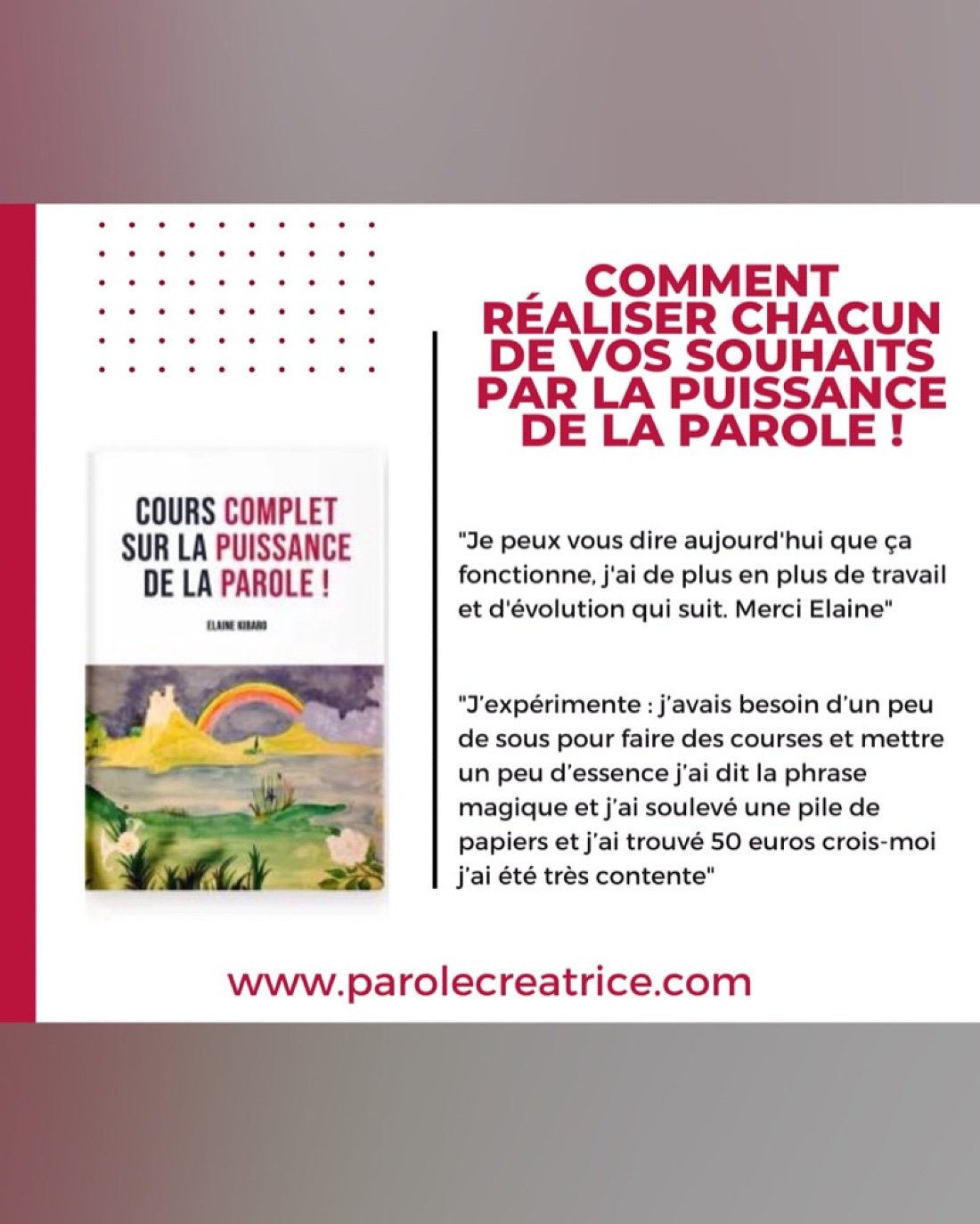 Atelier conf\u00e9rence Parole cr\u00e9atrice