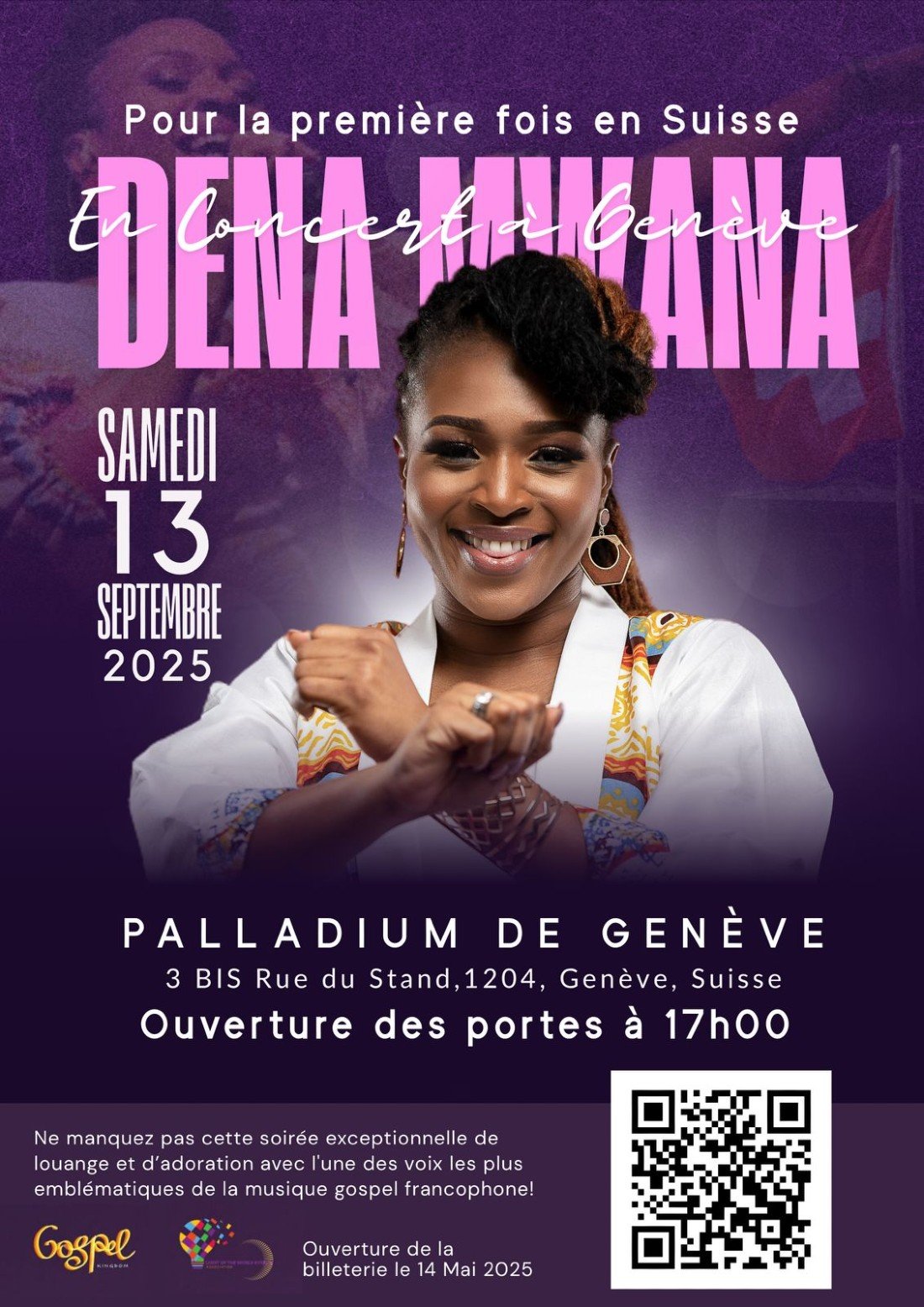 DENA MWANA EN CONCERT POUR LA PREMI\u00c8RE FOIS EN SUISSE !