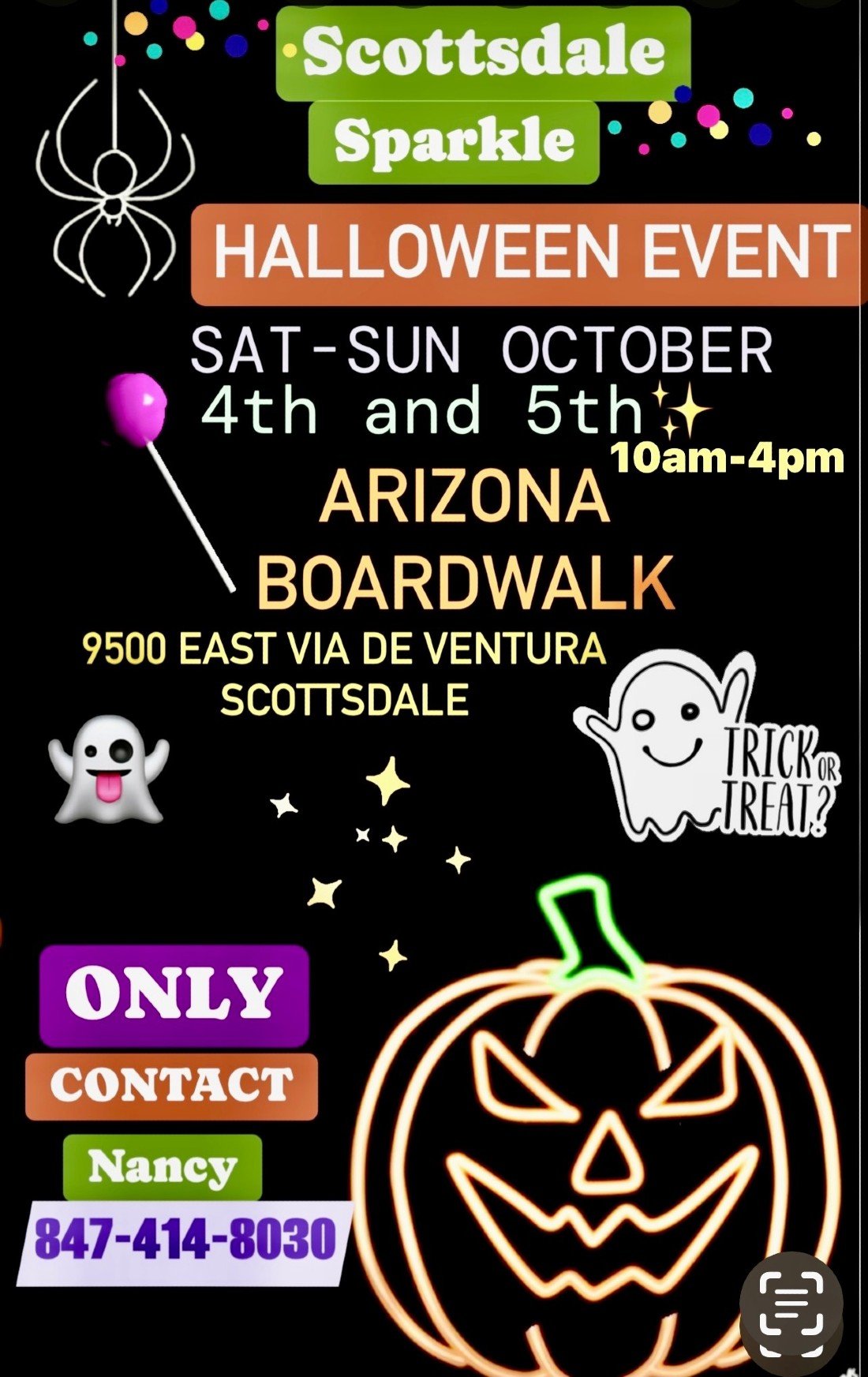 Scottsdale Sparkle Halloween Event