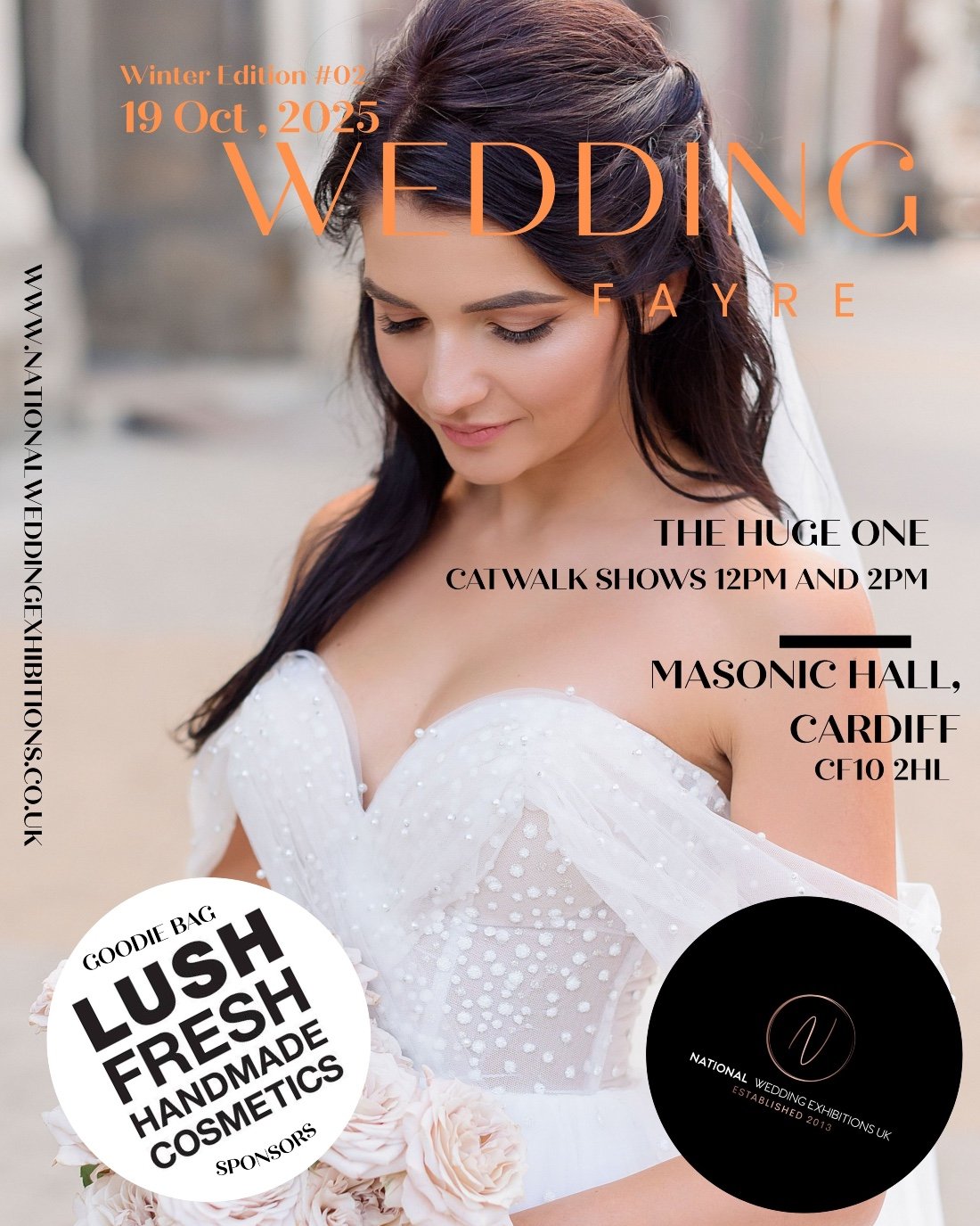 Wedding Fayre 19th Oct, Masonic Hall , Cardiff The Huge One