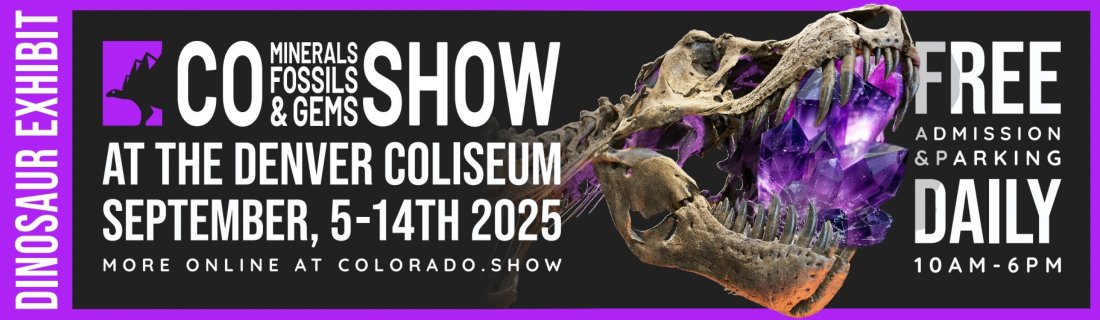 Denver Coliseum Colorado Minerals Fossils Gems Jewelry Rock Show
