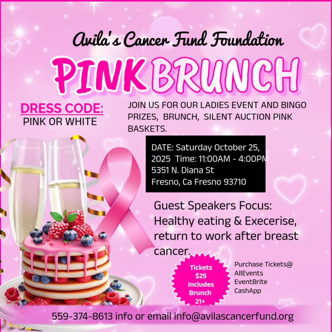 Ladies Pink Brunch Fundraiser