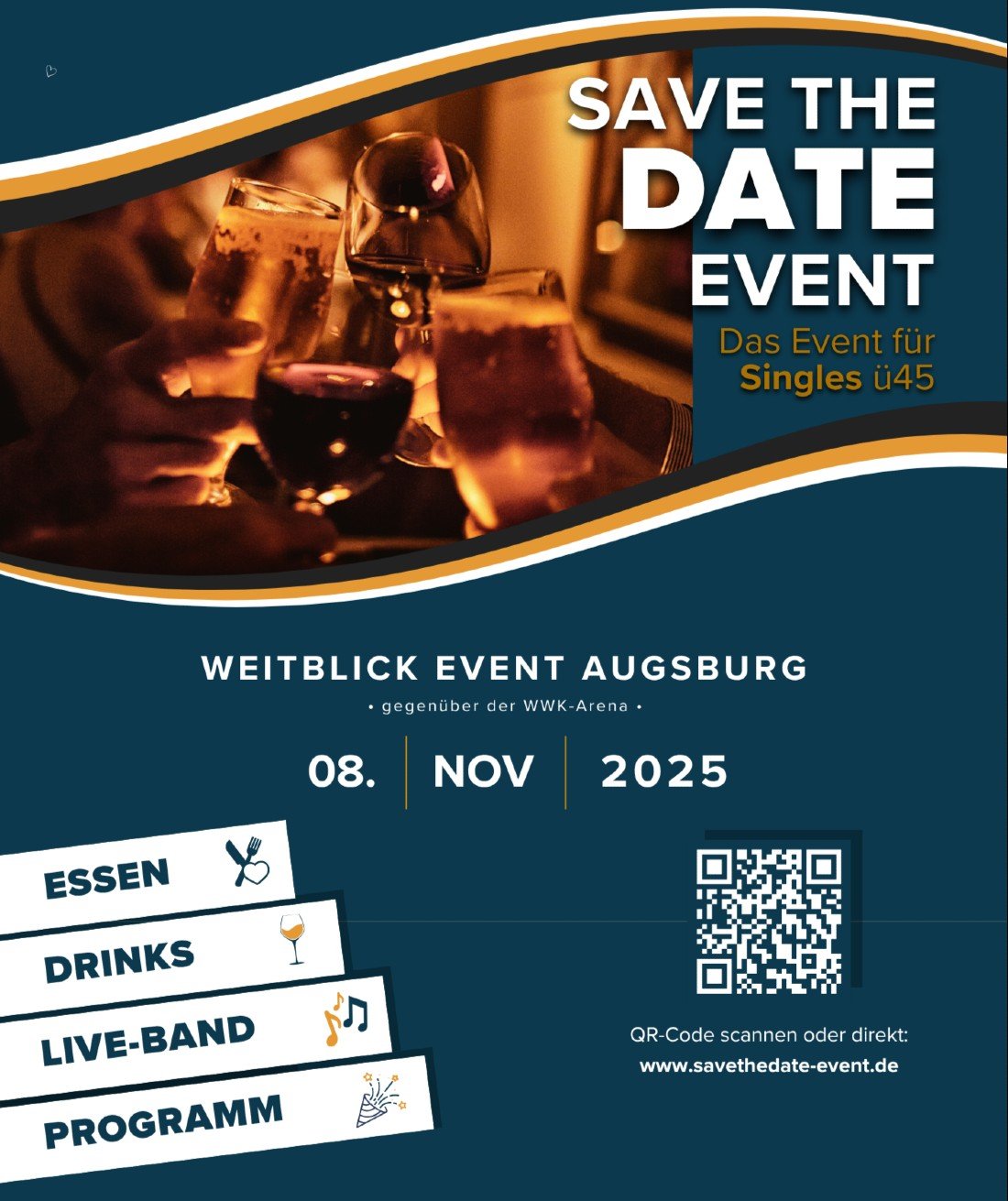 Save the Date! \u2013 Das besondere Kennenlern-Event ab 45