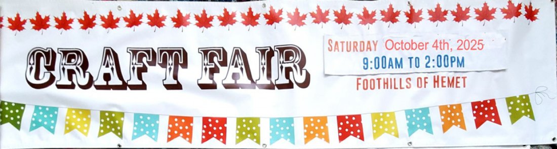 Craft Fair Festival Hemet
