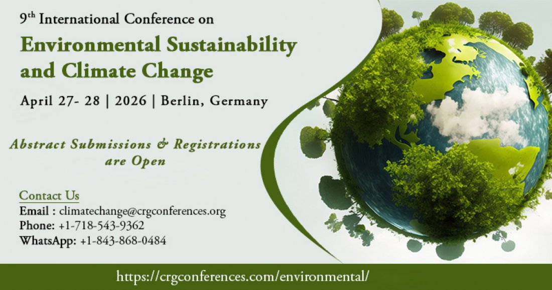 9th International Conference on Environmental Sustainability and Climate Change