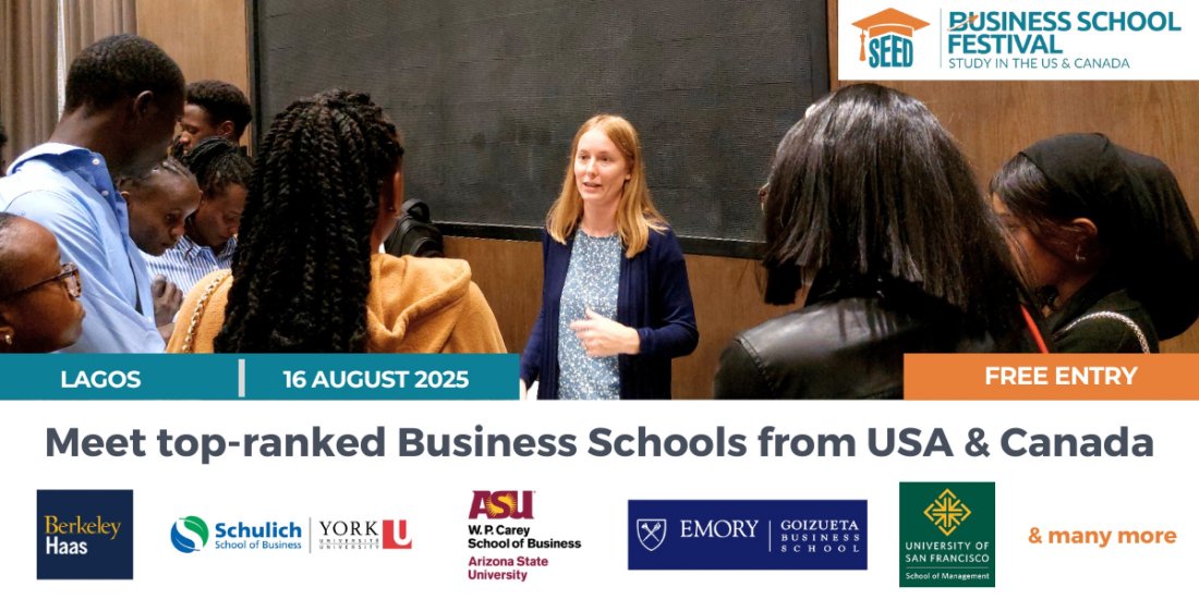 SEED Business School Festival - Study in the US & Canada - Lagos