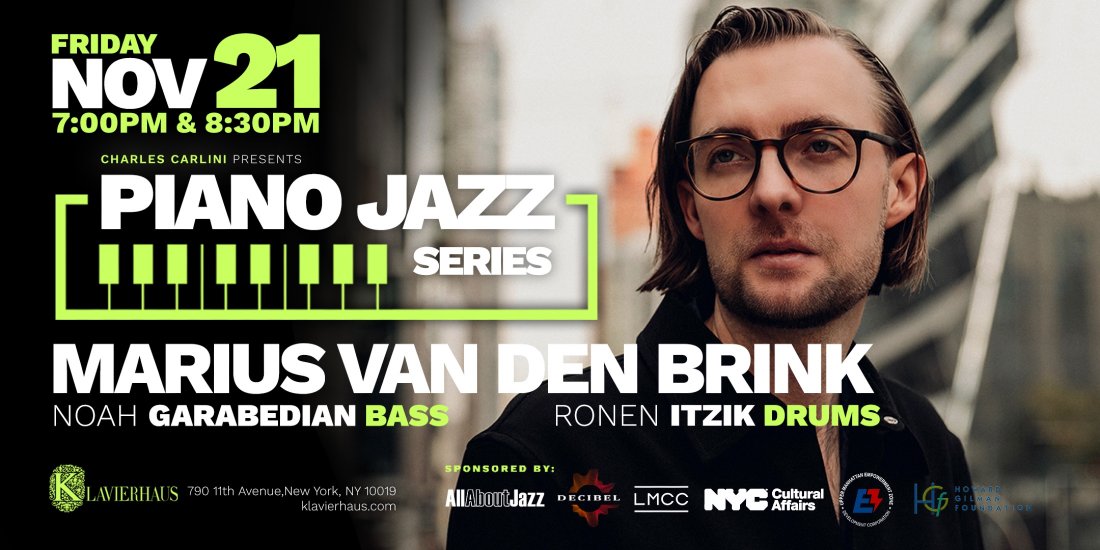 Piano Jazz Series: Marius Van Den Brink