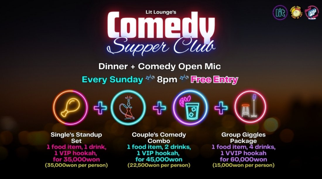 Lit\u2019s Comedy Supper Club