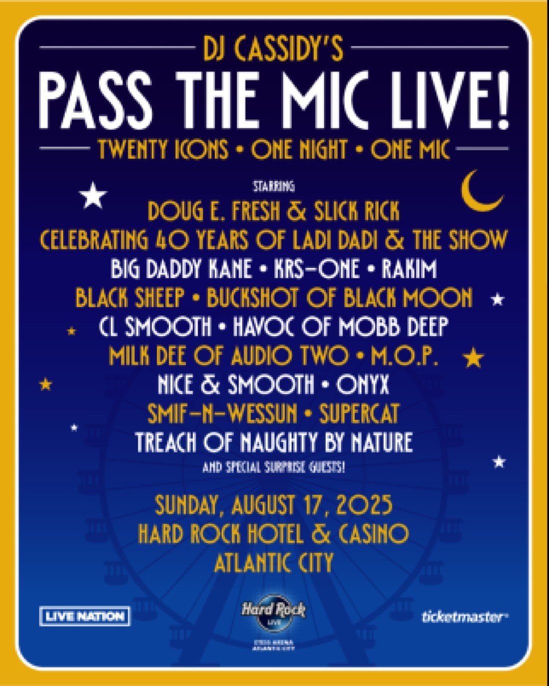 DJ Cassidy Pass The Mic Live!