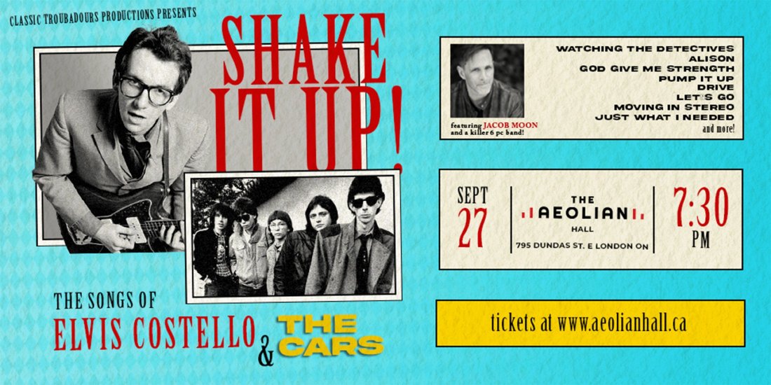 Classic Troubadours Presents: The Songs of Elvis Costello & The Cars
