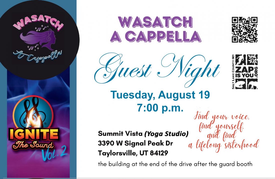 Wasatch A Cappella Guest Night