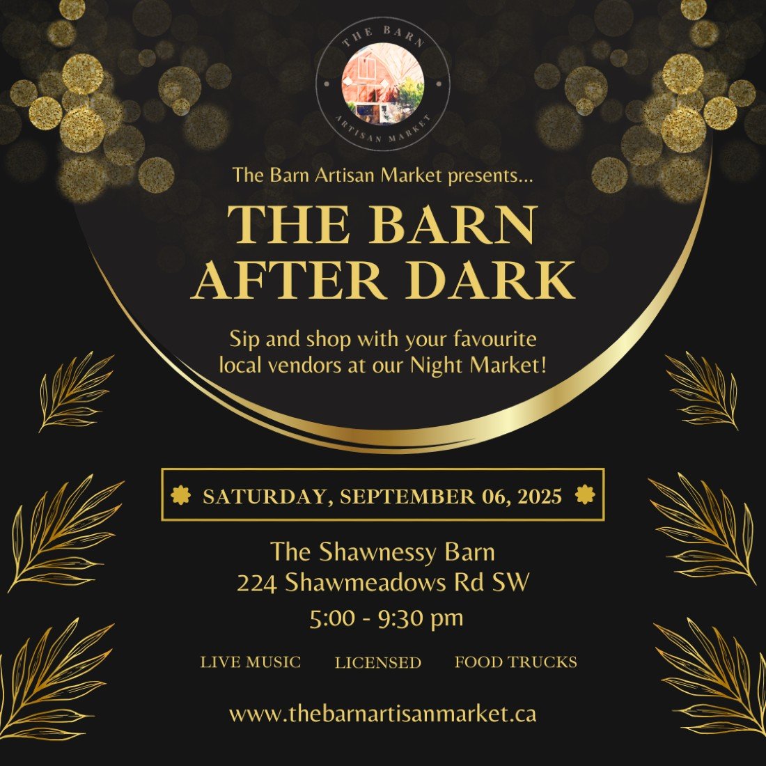 The Barn After Dark, Saturday Night Edition!